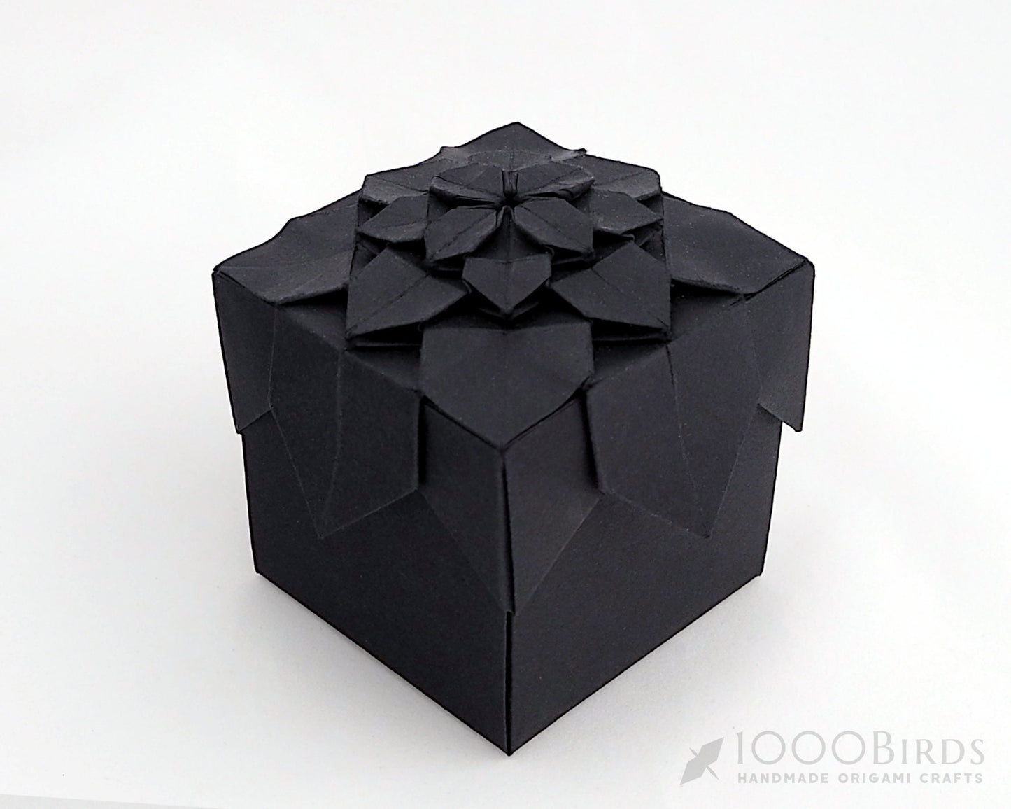 Origami Hydrangea Gift Box: Japanese Paper Tessellation Design