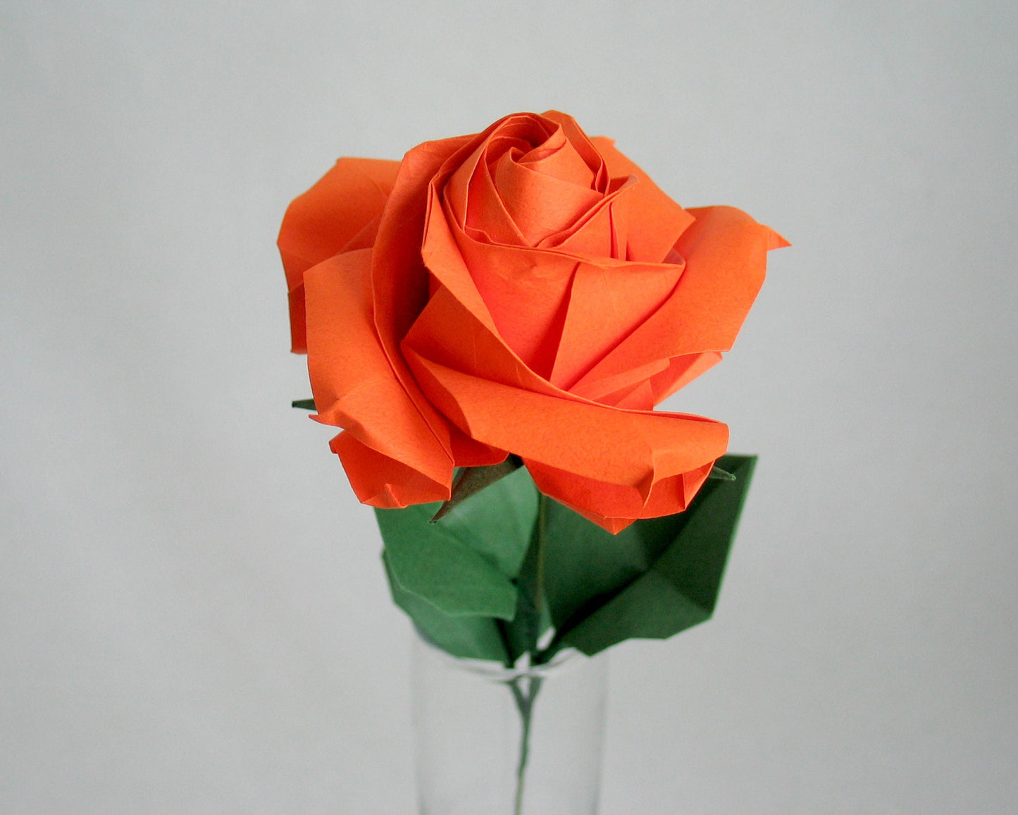 Single Origami Rose, Single Paper Flower, Origami Art, Eternal Rose, Valentines Day Gift, Just Because Gift, Gift for Her, Gift of Love