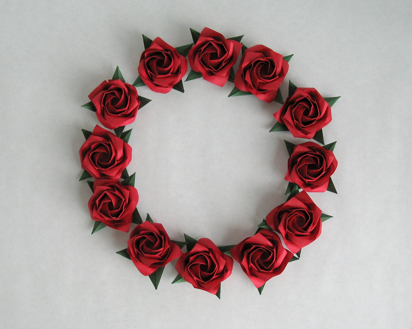 Red Origami Rose, DIY Wedding Decor, Rose Decor, Red Rose Head, Loose Rose Flower, Paper Rose Petal, Origami Rose, Paper Flower Garland