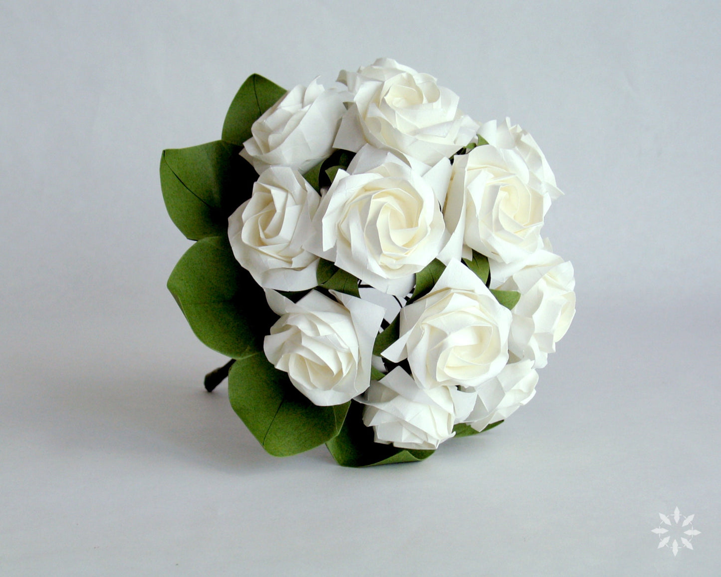 Bridal Origami Paper Bouquet, Recital Origami Paper Bouquet, Paper Rose Bouquet, Wedding Bouquet, Green Wedding Bouquet, Paper Flower