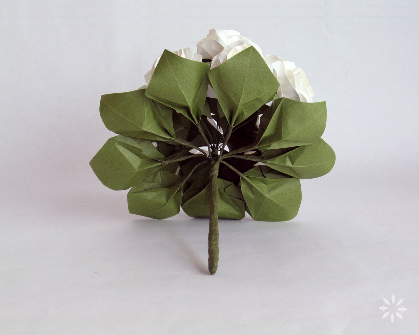 Bridal Origami Paper Bouquet, Recital Origami Paper Bouquet, Paper Rose Bouquet, Wedding Bouquet, Green Wedding Bouquet, Paper Flower