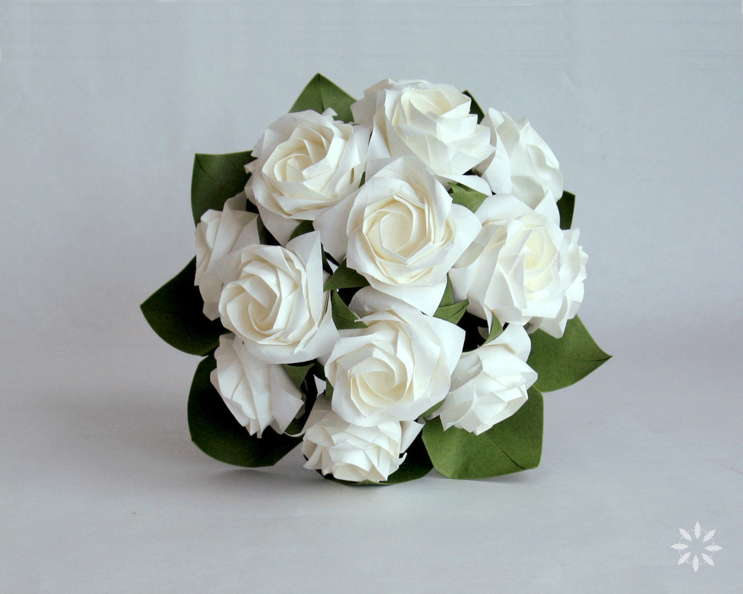 Bridal Origami Paper Bouquet, Recital Origami Paper Bouquet, Paper Rose Bouquet, Wedding Bouquet, Green Wedding Bouquet, Paper Flower
