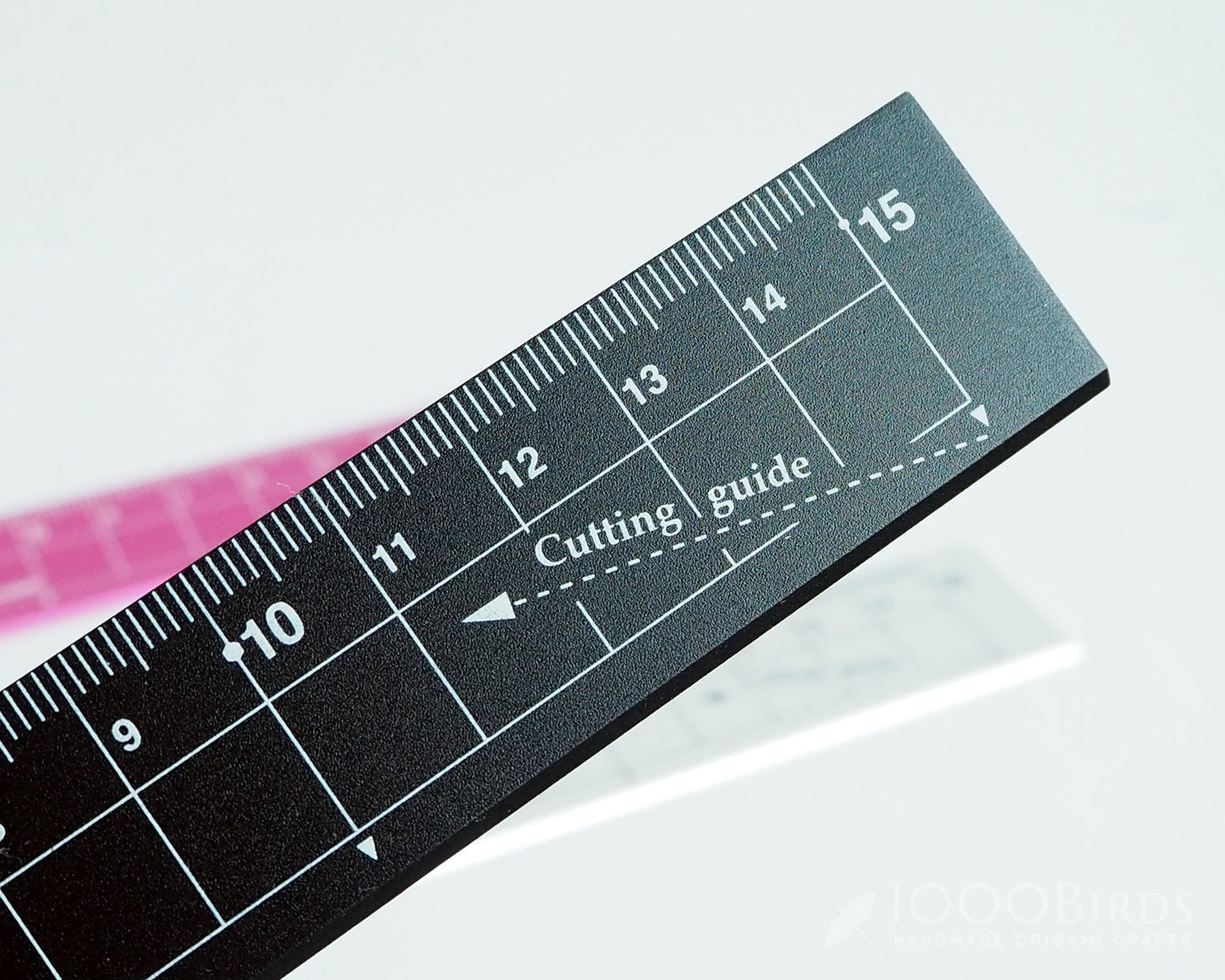 Paper Craft Aluminum Ruler Cutter, Paper Craft Tool, Origami Tool, Supply & Tool, Kutsuwa HiLiNE Ruler, Japanese Ruler (READY-TO-SHIP)