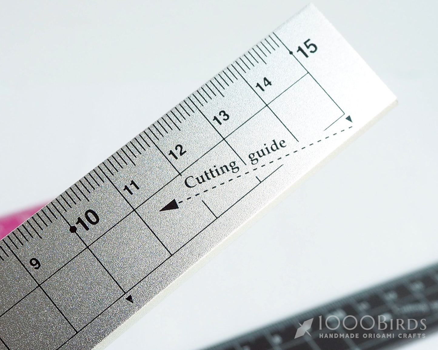 Paper Craft Aluminum Ruler Cutter, Paper Craft Tool, Origami Tool, Supply & Tool, Kutsuwa HiLiNE Ruler, Japanese Ruler (READY-TO-SHIP)