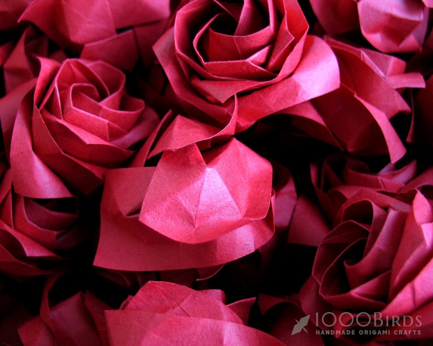 Red Origami Rose, DIY Wedding Decor, Rose Decor, Red Rose Head, Loose Rose Flower, Paper Rose Petal, Origami Rose, Paper Flower Garland