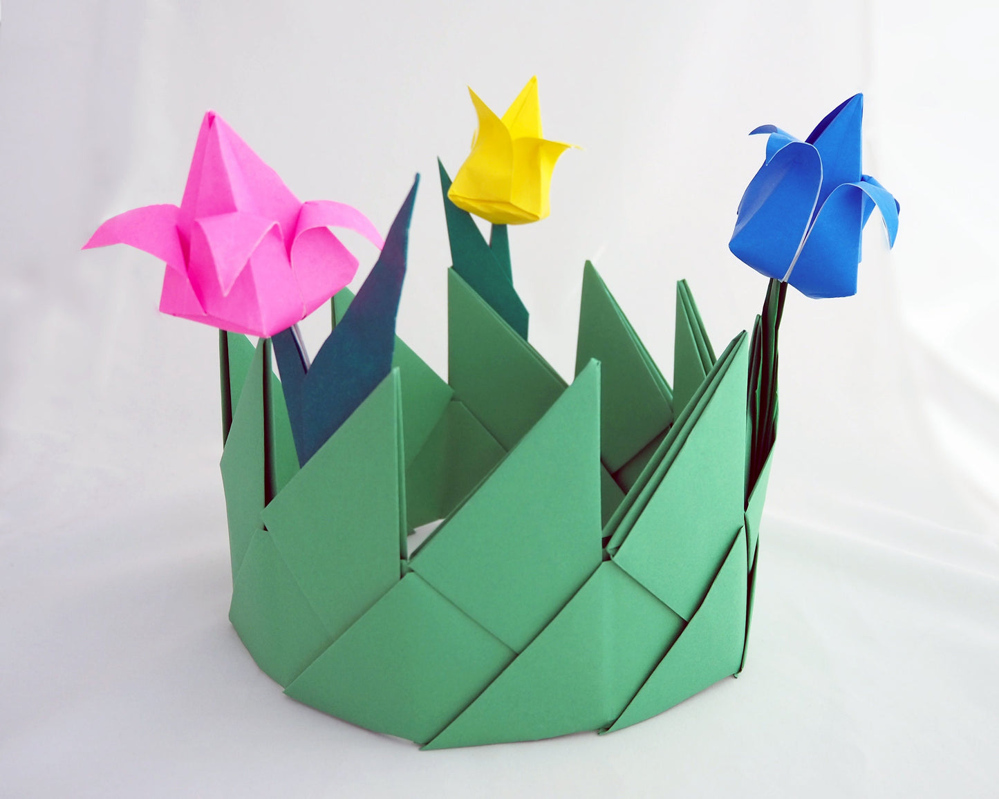 DIY Origami Flower Crown Kit — Kids & Adults, Montessori Craft, STEM Craft, Birthdays, Graduation, Holidays
