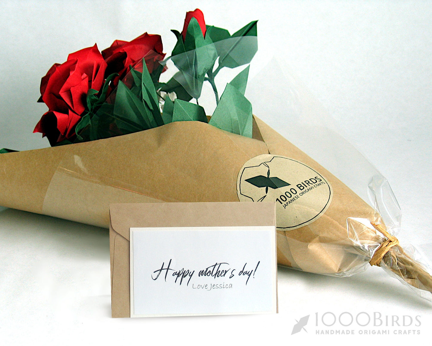 Origami Rose Bouquet: Handmade Japanese Paper Flower Arrangement