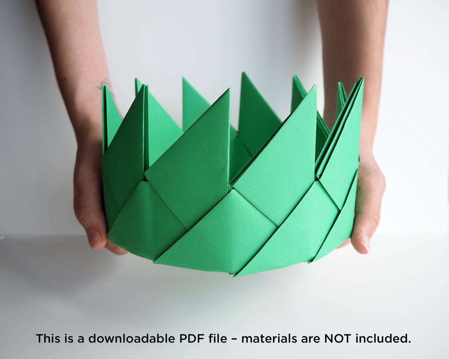 Easy Origami Flower Crown for Kids – Step-by-Step PDF Instructions