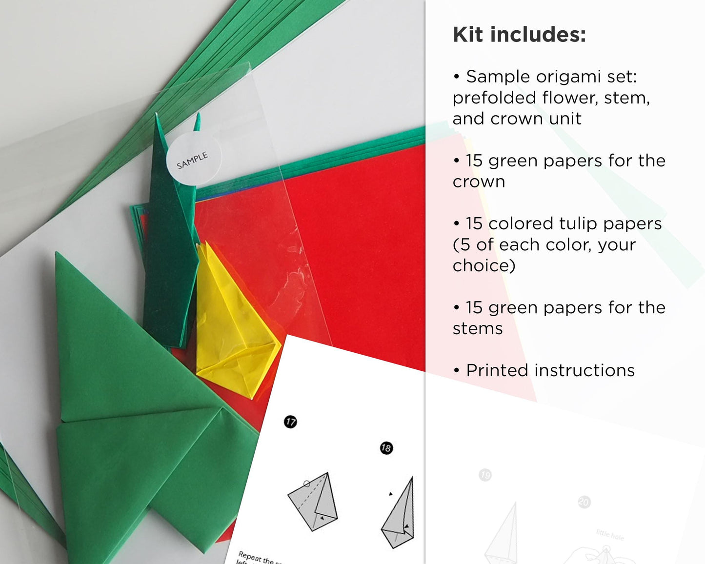 DIY Origami Flower Crown Kit — Kids & Adults, Montessori Craft, STEM Craft, Birthdays, Graduation, Holidays