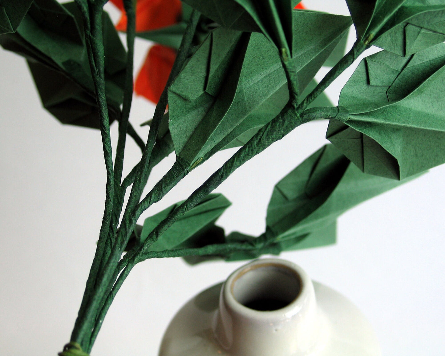 Origami Rose Bouquet: Yellow, Cream & Orange Paper Flowers