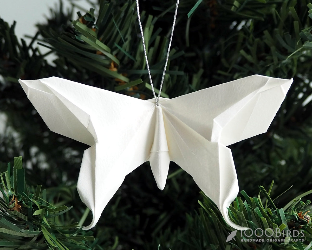 Origami Paper Animal Ornament: Handmade Christmas Tree Decoration