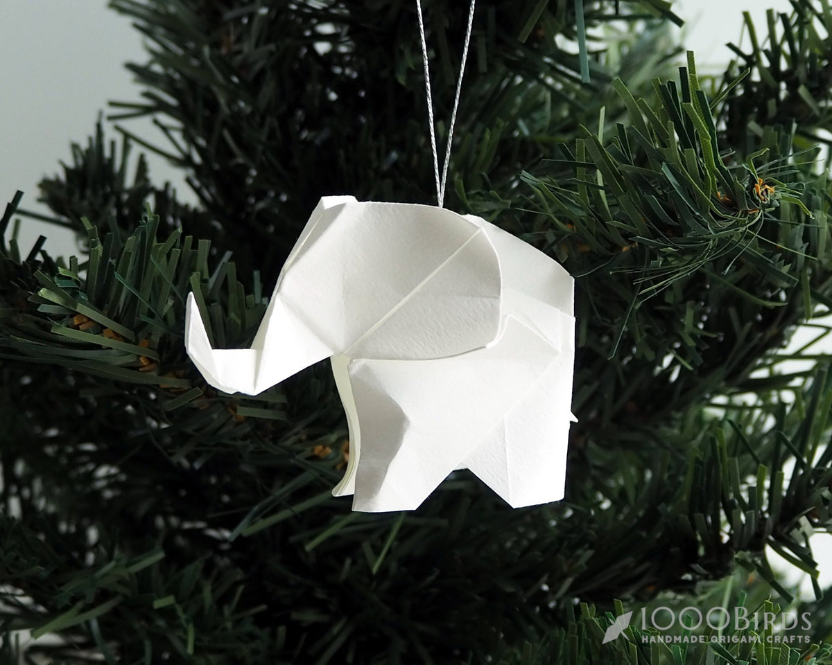 Origami Paper Animal Ornament: Handmade Christmas Tree Decoration