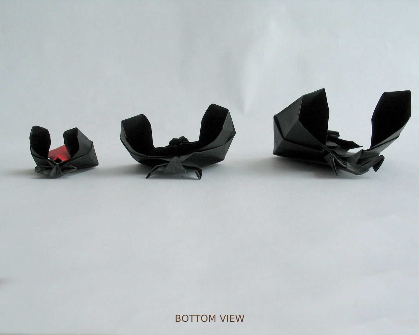 Origami Gorilla Family Sculpture: Handmade Paper Animal Art