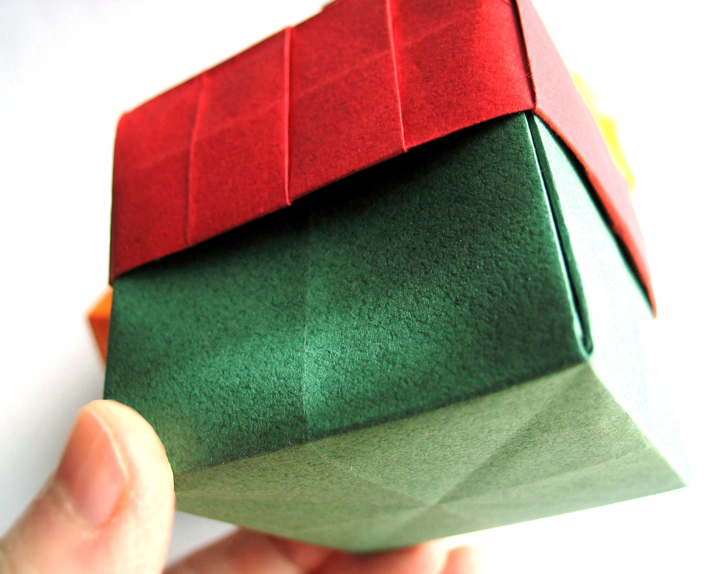 Origami Rose Gift Box: Handmade Japanese Paper Floral Decor