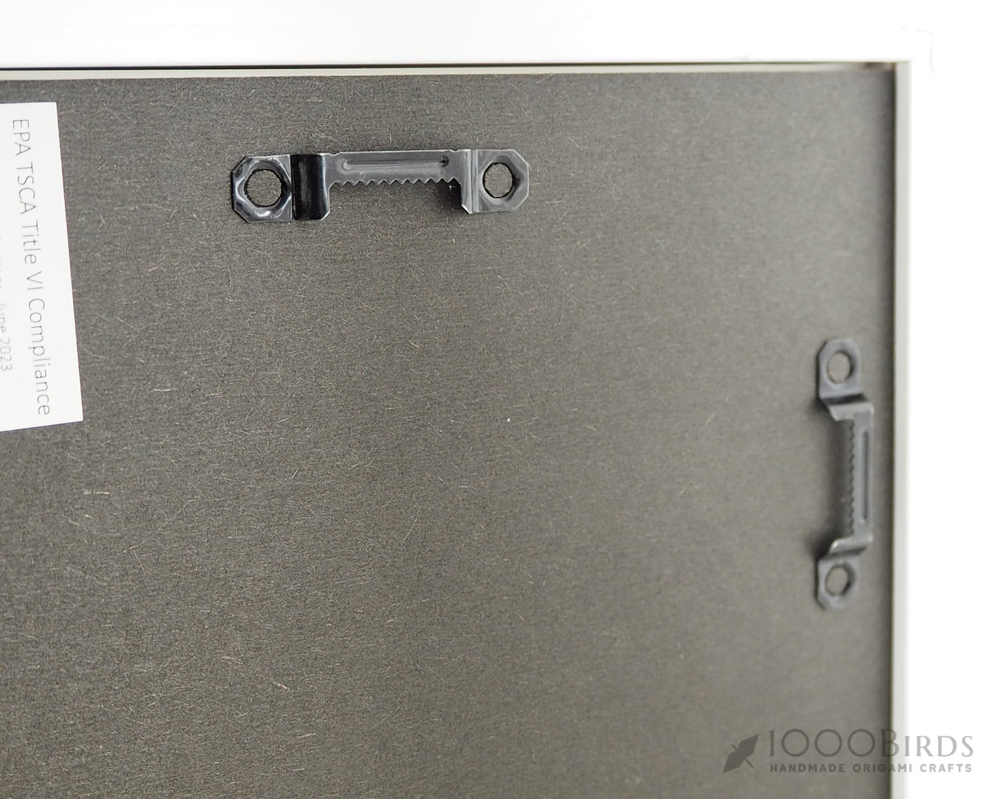 Personalized Kawaii Cherry Blossom Origami Crane Framed Art – Japanese Washi Paper Anniversary Gift & Home Decor