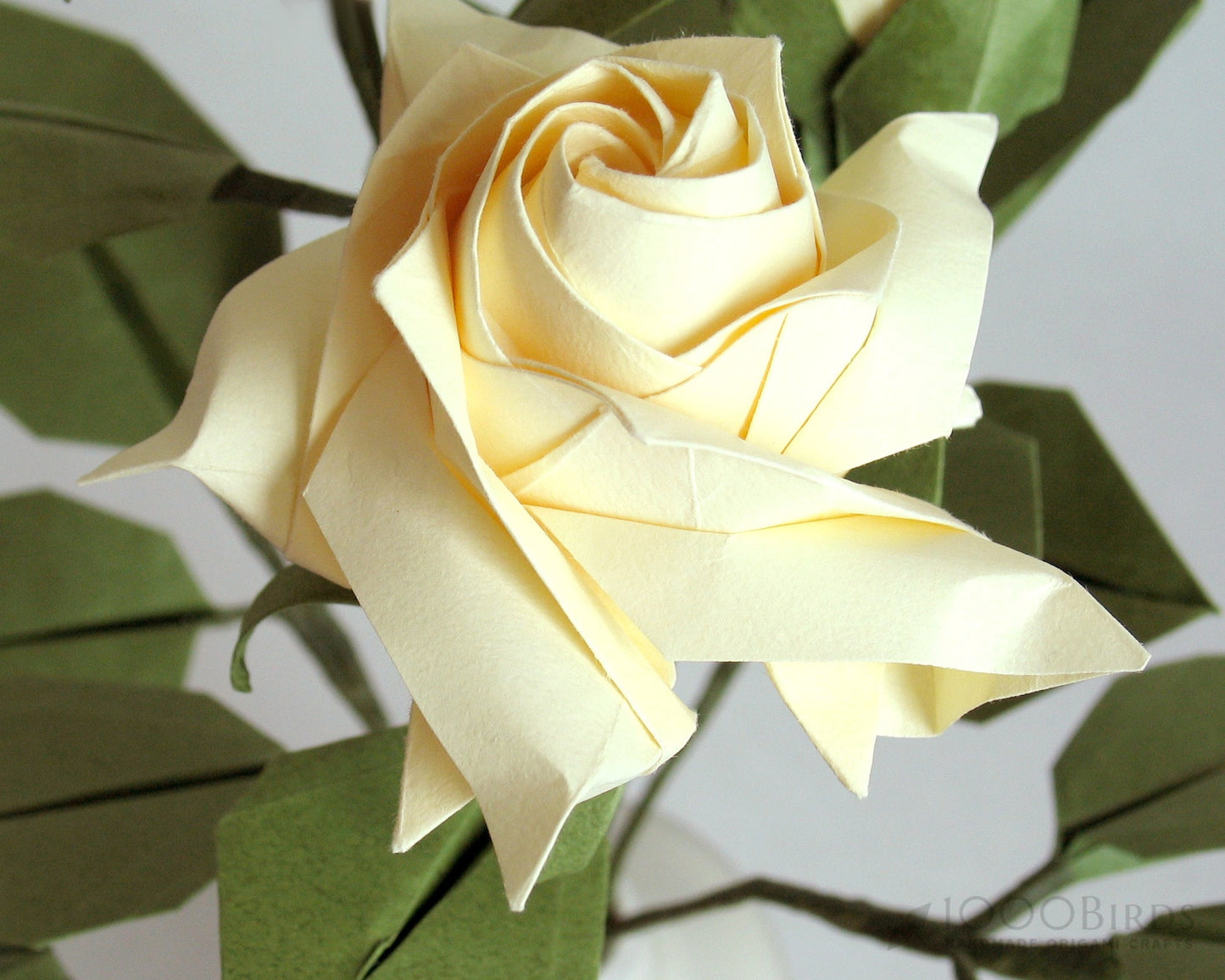 Origami Paper Rose Bouquet: Japanese Paper Flowers, Handmade Sculpture