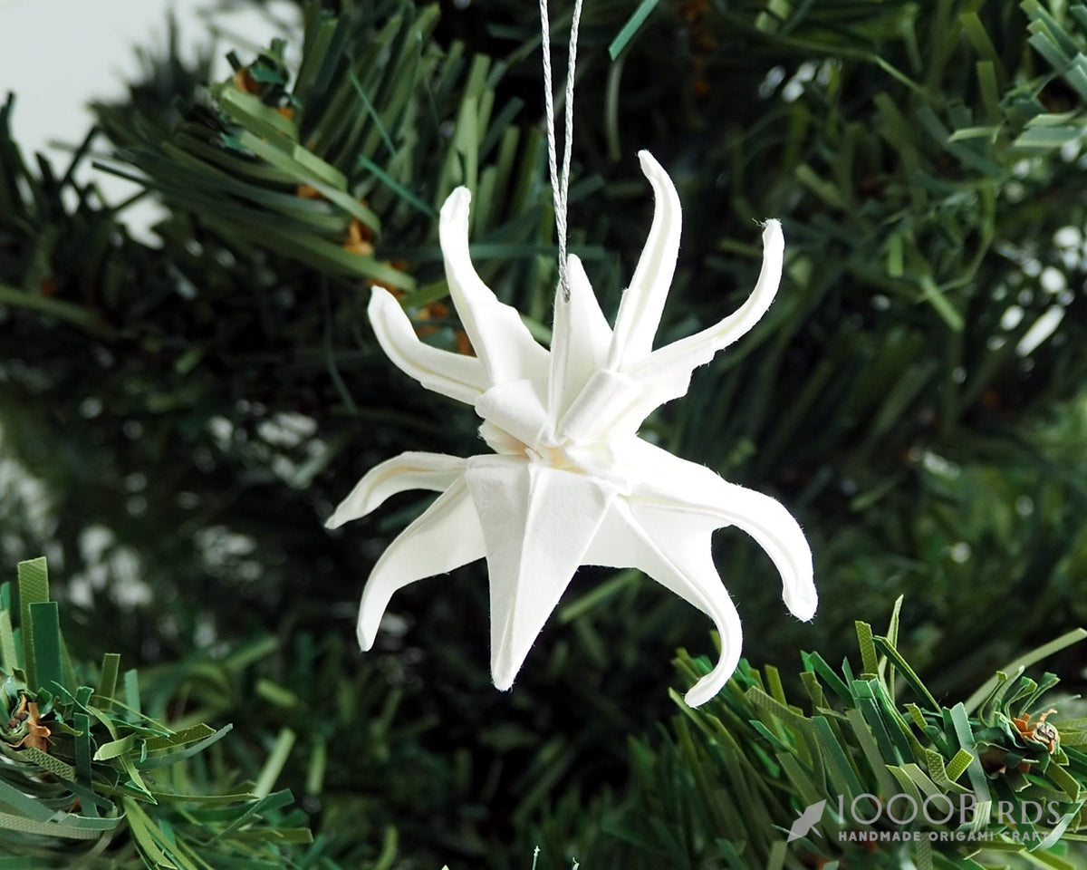Origami Paper Animal Ornament: Handmade Christmas Tree Decoration