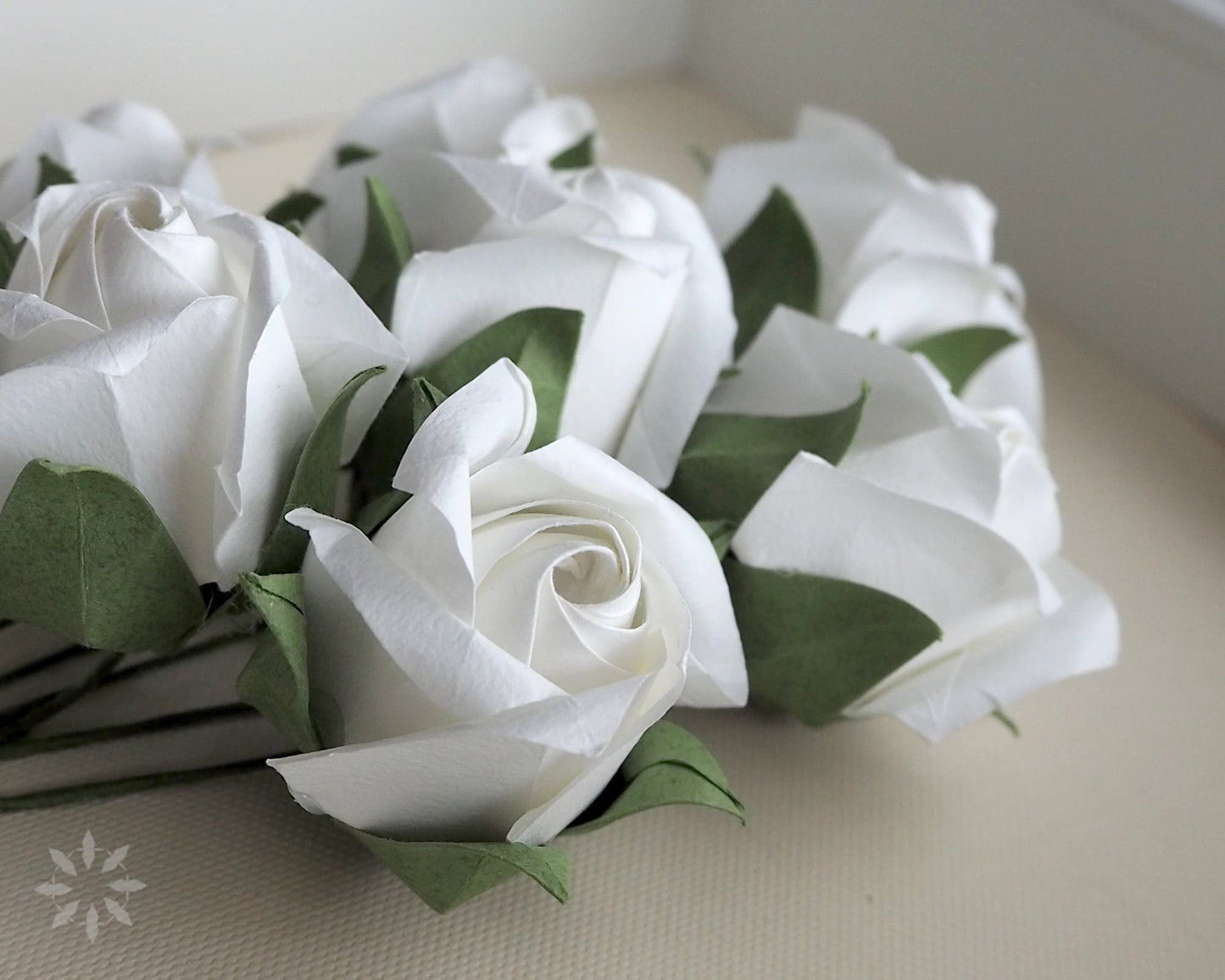 Personalized Origami Rose Bouquet Shadow Box: Mother's Day Wall Art