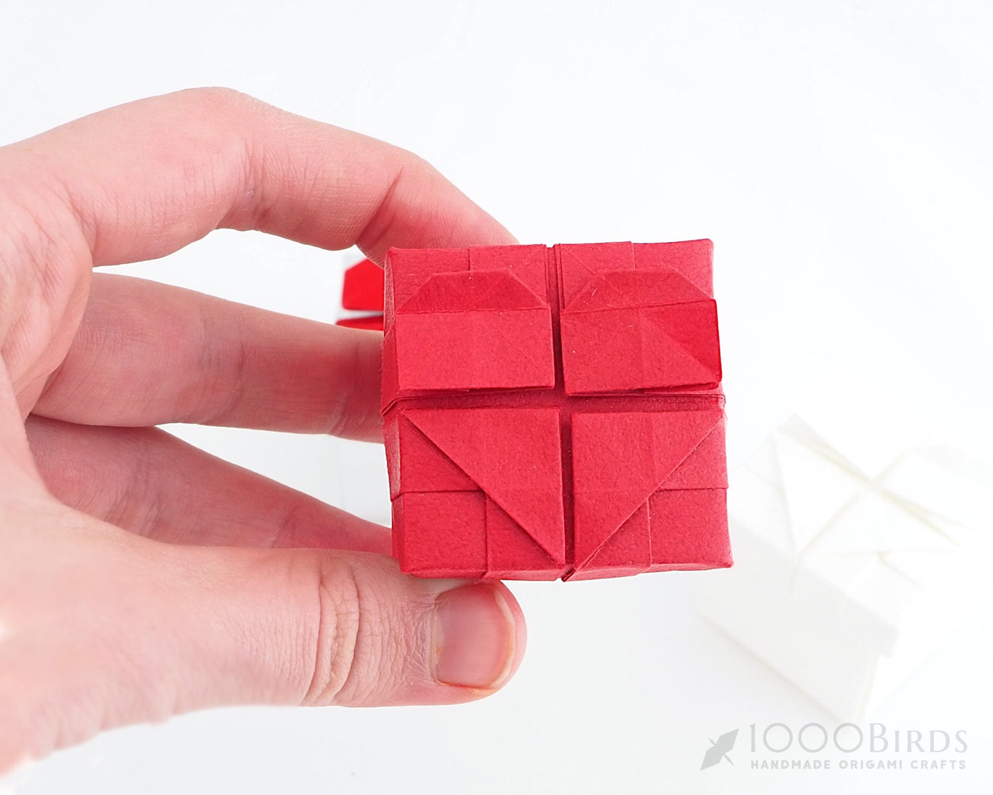 Origami Paper Engagement Ring in Heart Box: "Marry Me" Proposal