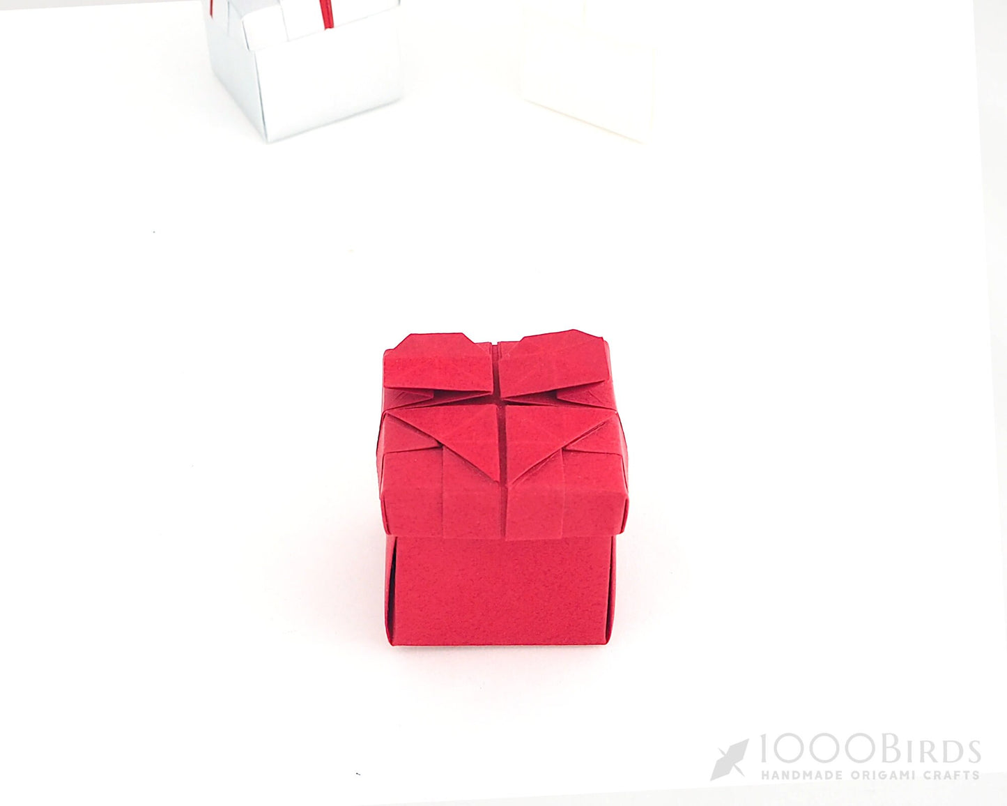 Origami Paper Engagement Ring in Heart Box: "Marry Me" Proposal