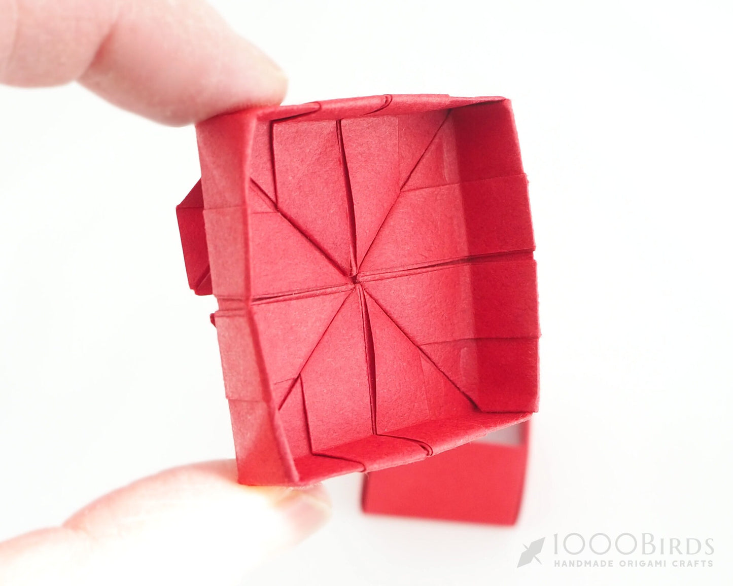 Origami Paper Engagement Ring in Heart Box: "Marry Me" Proposal