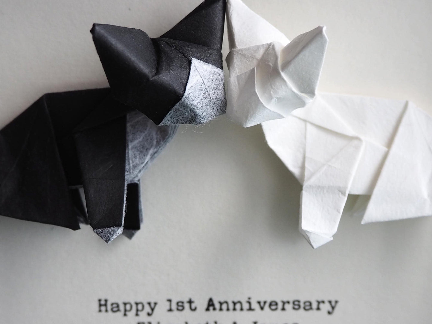 I’d Live 9 Lives With You – Origami Cat Wall Art for Couples, Personalized Home Decor, Cat Lovers Keepsake