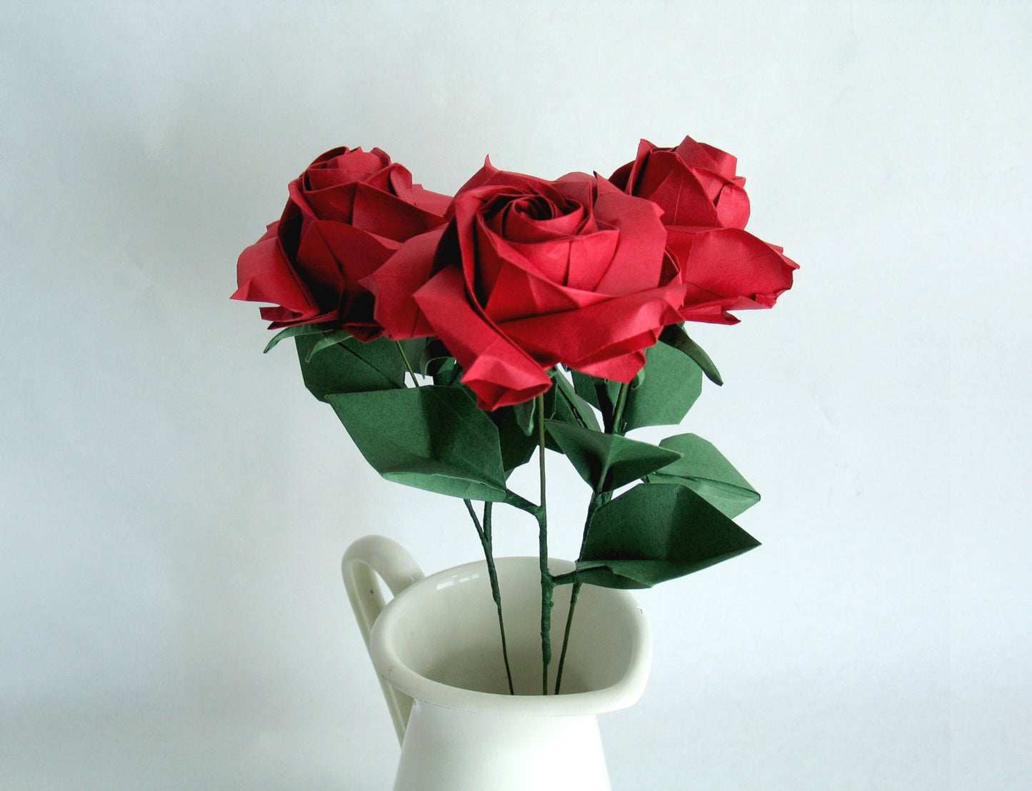 Origami Rose Bunch, Paper Rose Bunch, Flower Paper Bunch, Artificial Rose, Paper Flowers, Bunch Roses, Wedding Flowers, Home Decoration