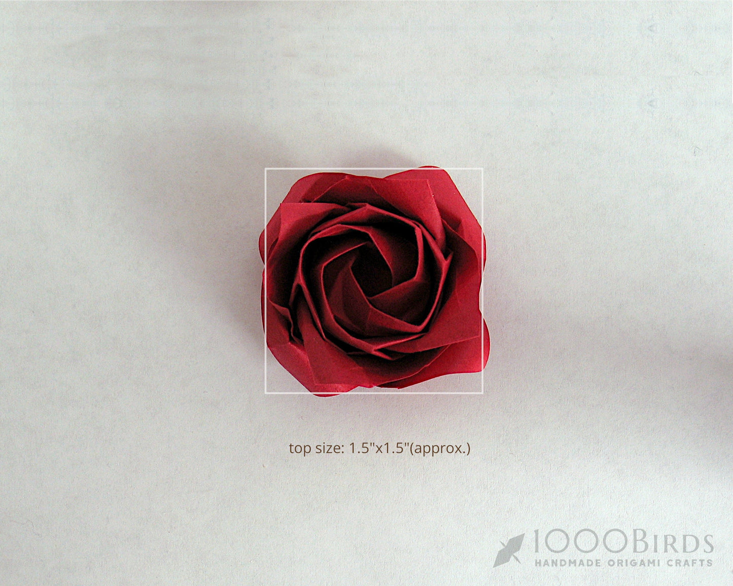 Red Origami Rose, DIY Wedding Decor, Rose Decor, Red Rose Head, Loose Rose Flower, Paper Rose Petal, Origami Rose, Paper Flower Garland